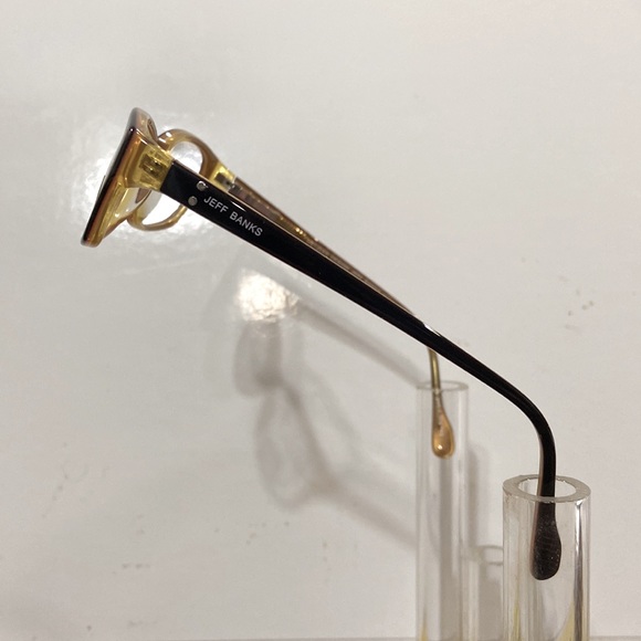 Vintage Jeff Banks ladies eyeglasses, Style B227 Dark Brown - Picture 3 of 4